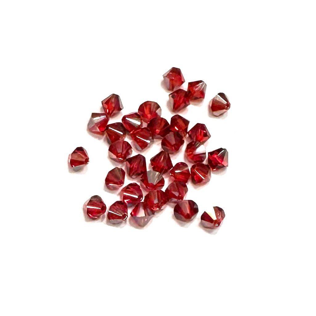 Bead Swarovski Crystals | 4mm |SmT| 25u | ROJO[M]