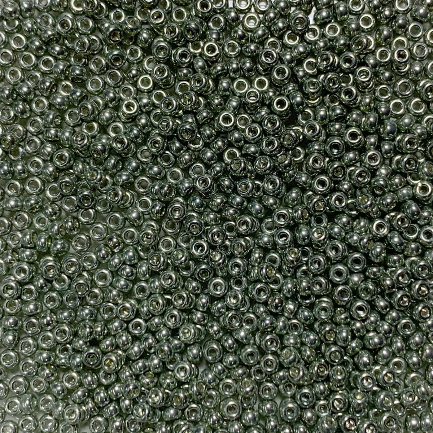 MIYUKI ROUND ROCAILLES 11/0 | 1059RR | VERDE PLATEADO(C32)[C12]