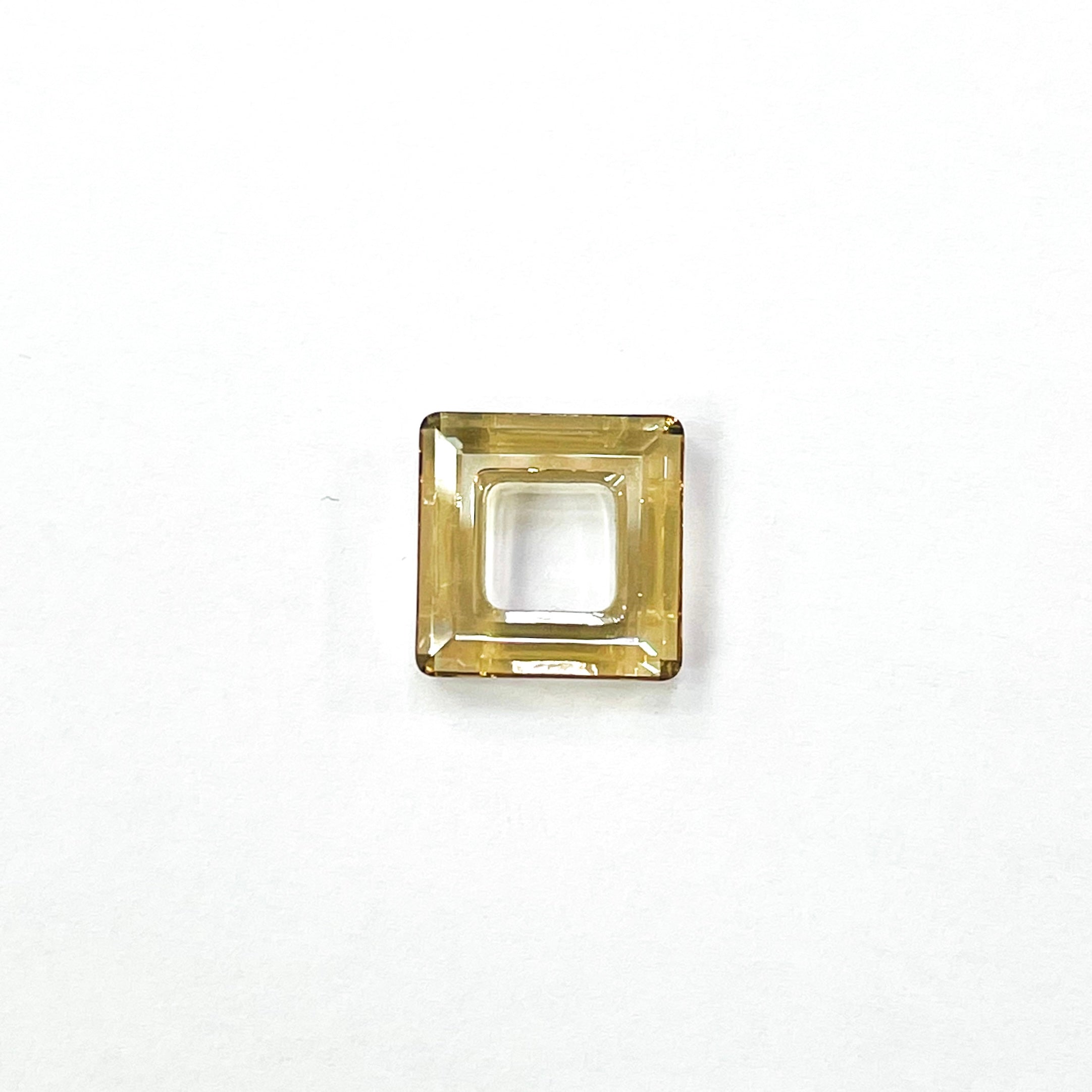 SWAROVSKI ELEMENTS CUADRADO | 13.9MM | GOLDEN SHADOW | (C4)-(3SC)