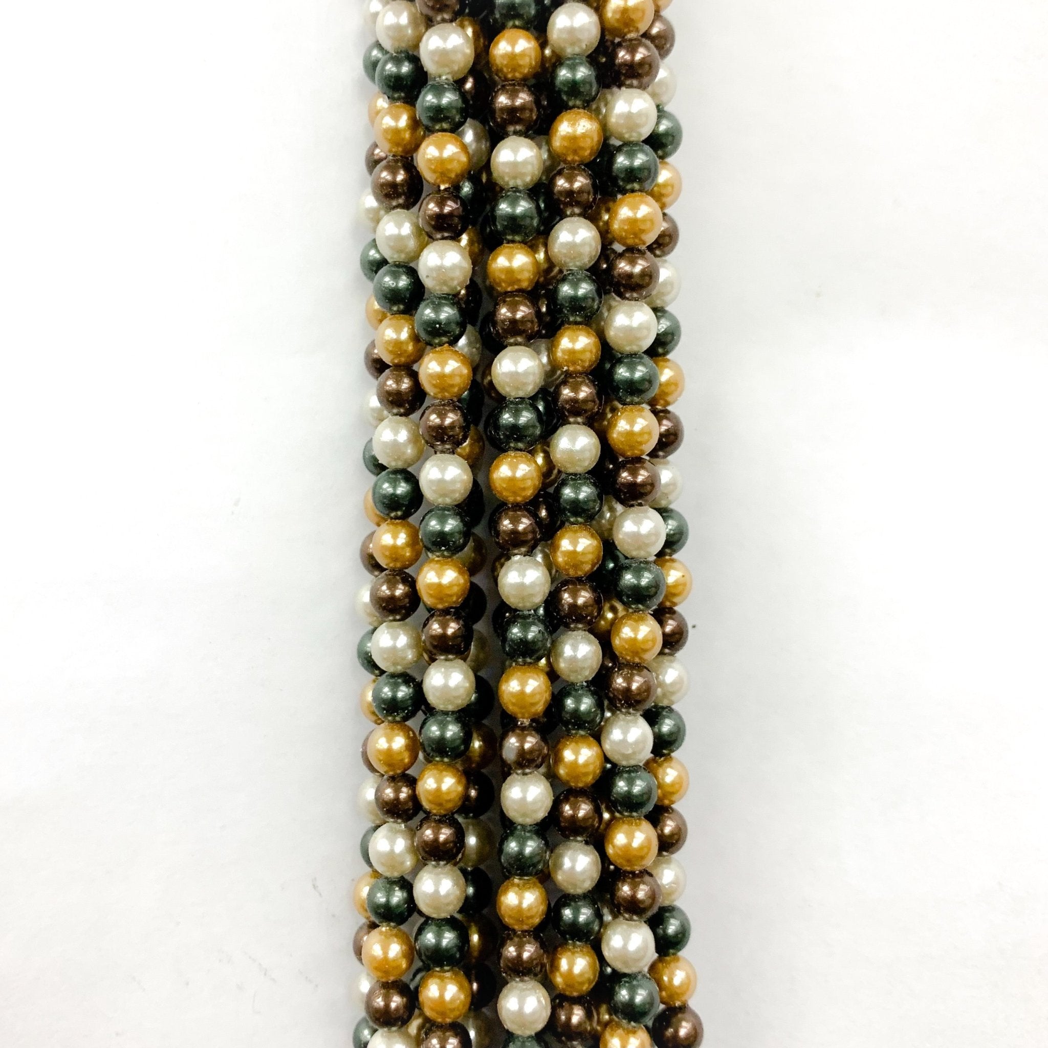 PERLA SHELL | 4MM | MIX TONOS TIERRA (5-9C)